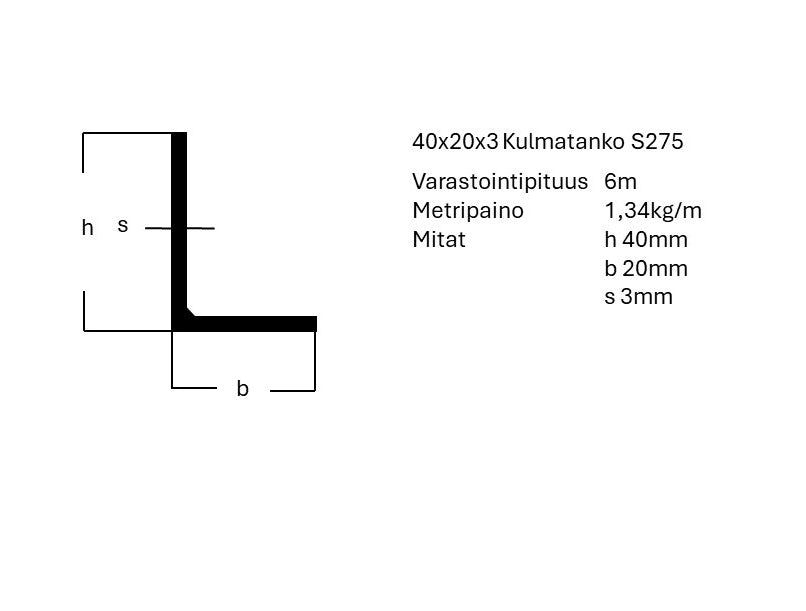 Kulmatanko S275